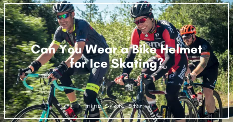 Can you wear a bike helmet for ice skating?