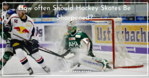 How often should hockey skates be sharpened?