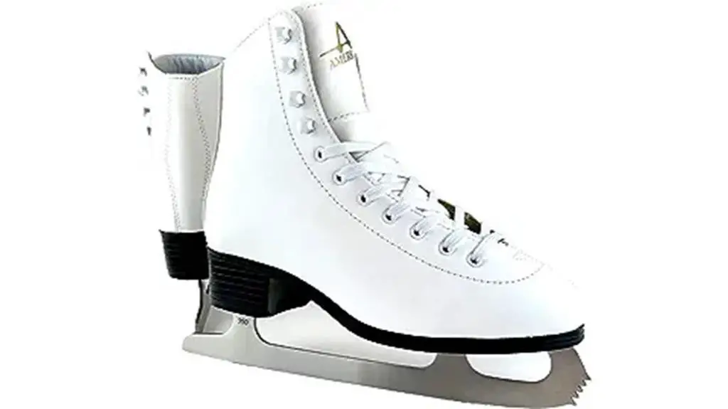 tricot lined ice skates for american women